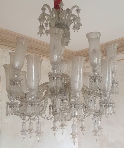 Travail Ottoman, début XXème, Important lustre...