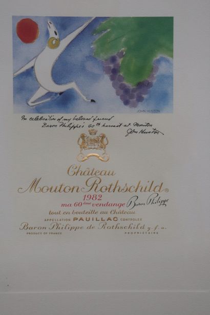 D'après John HUSTON (1915-?), lithographie...