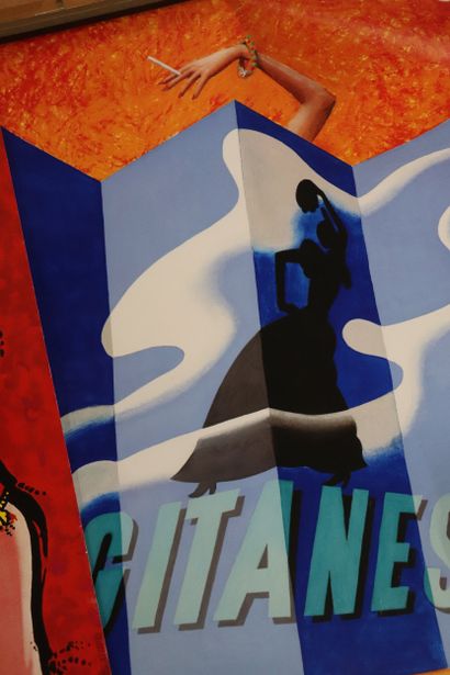 Régie française des tabacs - 5 affiches GITANES....