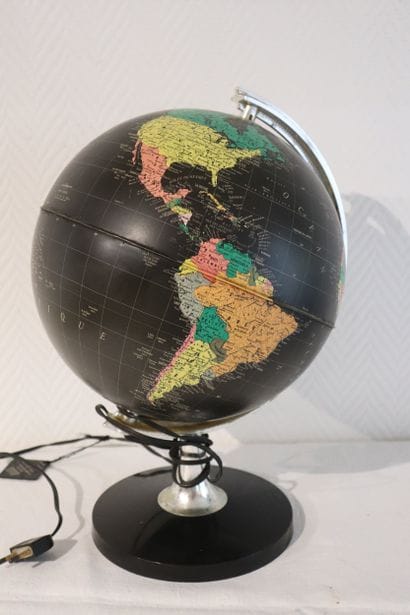 Globe terrestre Mappemonde édition RICO Italie,...