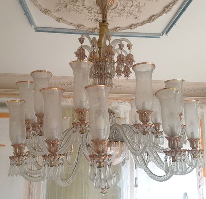 Travail Ottoman, début XXème, Important lustre...