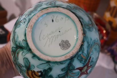 Lot années 70 avec Vase Monaco Haut : 18cm,...