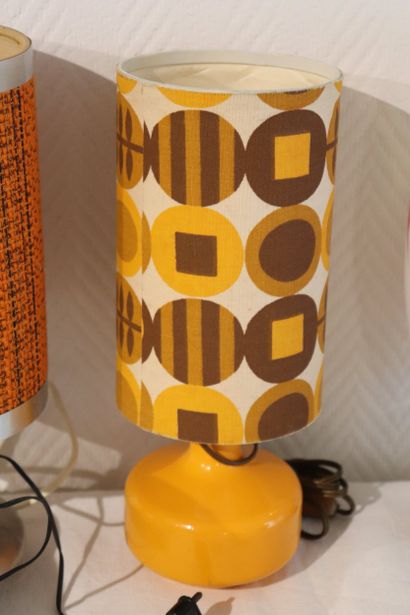 Lot années 70 avec Vase Monaco Haut : 18cm,...