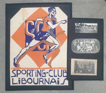 Maurice FRICHOU (1903_1974) Lot sur le Sporting...