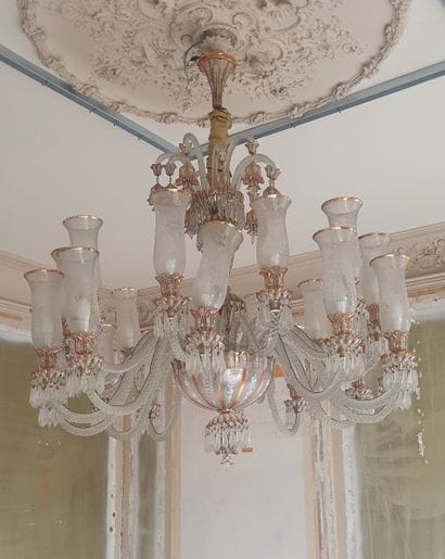 Travail Ottoman, début XXème, Important lustre...