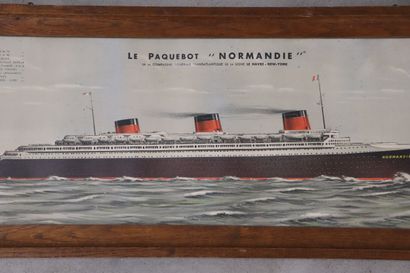 Cie Générale Transatlantique - Quatre affiches...