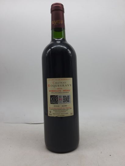 2010 Ch ROQUEGRAVE, Médoc, 1 bottle
See photo...