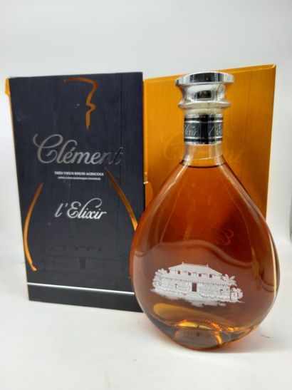 RHUM CLEMENT L'ELIXIR , étui cartonné, en...