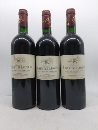 2002 Ch L'HERMITAGE LESCOURS, Saint-Émilion,...