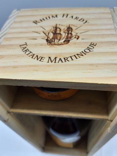 RHUM HARDY Paille ambré Caisse bois tartane...