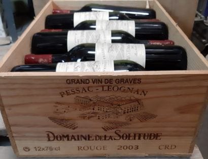 2003 DOMAINE DE LA SOLITUDE, Pessac Léognan,...