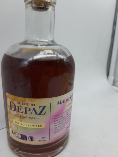 RHUM DEPAZ cuvée 50 ans du Mai Saint Pierre...