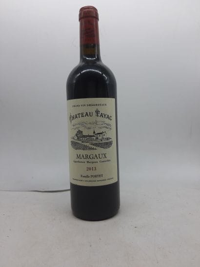 2013 Ch. TAYAC, Margaux, 1 bottle
See photo...