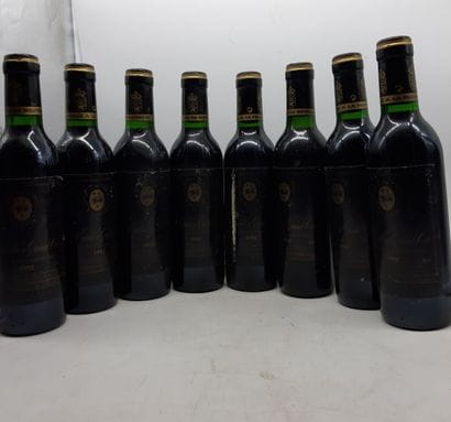 1992 SAINT EMILION GRAND CRU, 8 1/2 Blles
Voir...