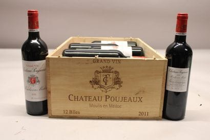 2011 Ch POUJEAUX, Moulis, 12 Blles, voir...