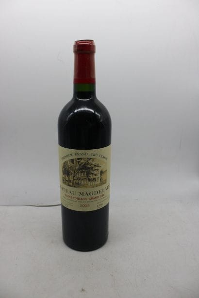 2003 Ch MAGDELAINE, Saint Emilion, 1 Blle,
Voir...