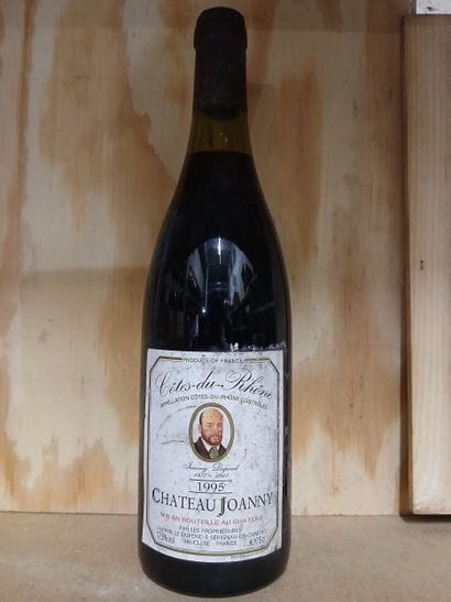 1995 Ch JOANNY rouge, Cotes du Rhone 1 blle
voir...