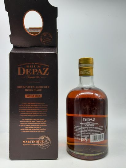 RHUM DEPAZ Single Cask Millésime 2003 1 Blle
Voir...