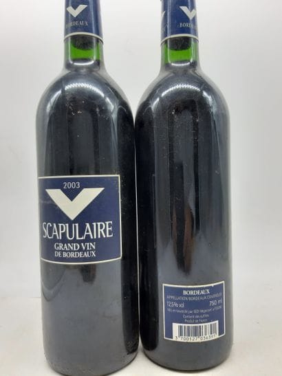 2003 SCAPULAIRE, grand vin de Bordeaux, 2...