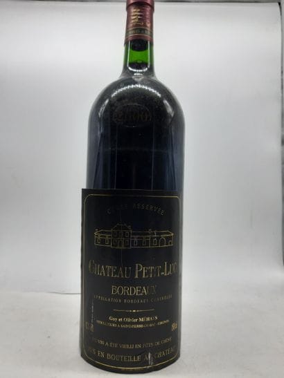 2000 Ch PETIT LUC, Bordeaux, 1 Mag
étiquette...