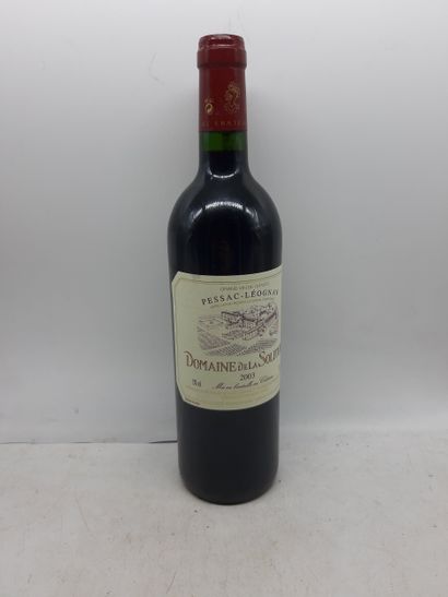 2003 DOMAINE DE LA SOLITUDE, Pessac Léognan,...