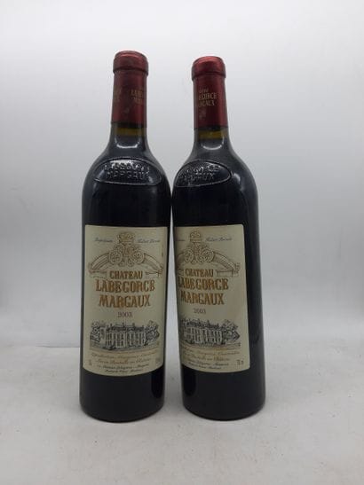 2003 Ch LABEGORCE, Margaux, 2 blles
Voir...