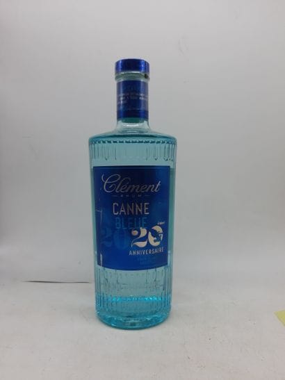 RHUM blanc CLEMENT , CANNE BLEUE 2000, édition...
