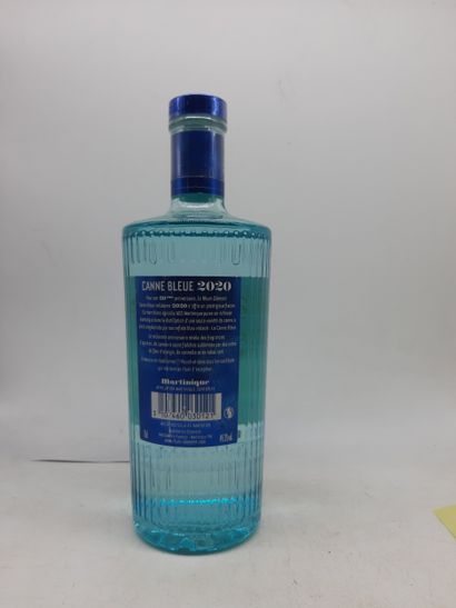 RHUM blanc CLEMENT , CANNE BLEUE 2000, édition...