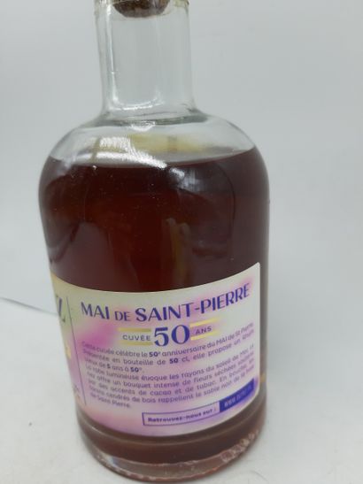 RHUM DEPAZ cuvée 50 ans du Mai Saint Pierre...