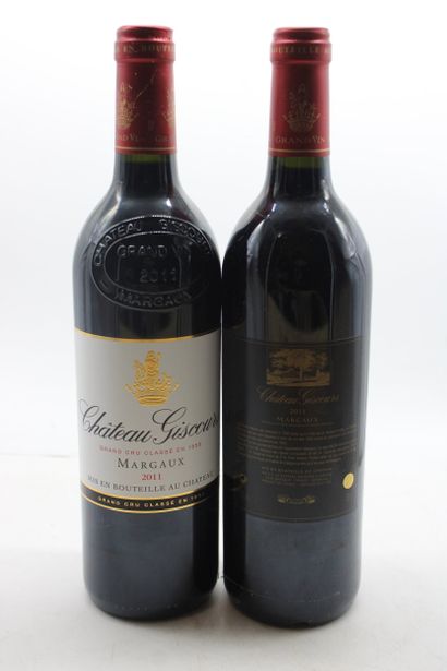2011 Ch GISCOURS, Margaux, 6 Blles
Voir photo...