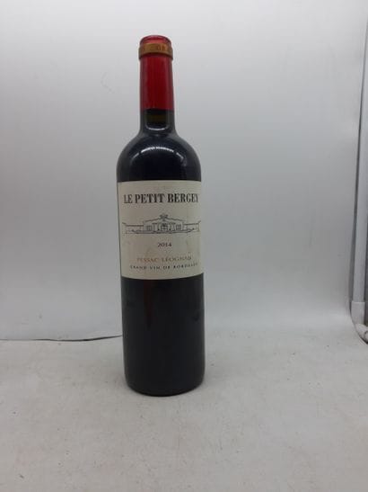 2014 LE PETIT BERGEY Pessac Léognan, 1 Blle
Voir...