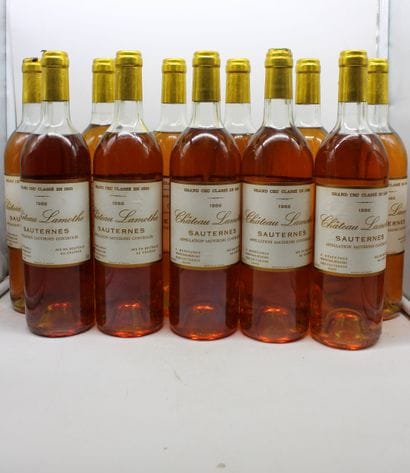 1986 Ch. LAMOTHE, Despujols, Sauternes 11...