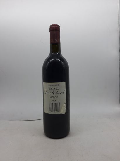 1996 Ch LA RIBAUD, Médoc, 1 Blle
Voir photo...