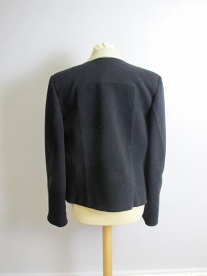 Helmut Lang,
Blouson en coton bleu marine...