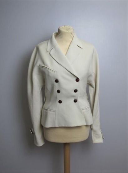 MUGLER
Veste de couleur blanc cassé, deux...