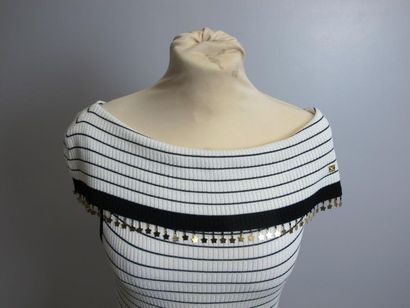 ESCADA
Robe longue sans manche blanche à...