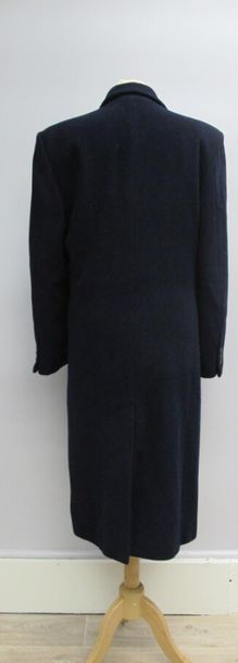 Emporio ARMANI
Manteau long droit bleu marine...
