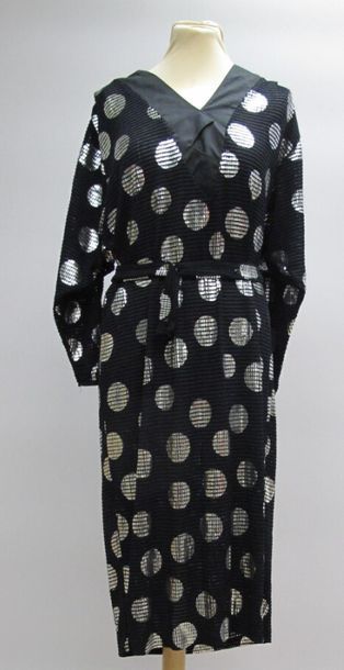 Nina RICCI Paris Sportswear
Robe noire à...