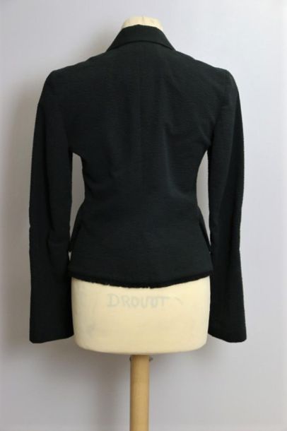 Paco RABANNE circa 2017,
Blazer noir en coton...