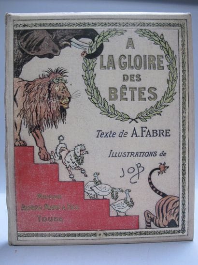 [JOB]. 4 volumes illustrated by Job. Tours,...