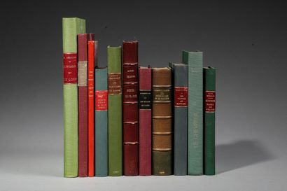 [LARGE ANIMALS]. 11 works in-4, in-8 and...
