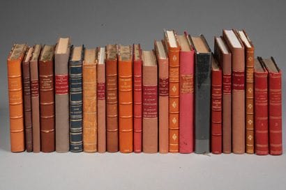 GENERAL]. 21 works in 22 volumes in-8 and...