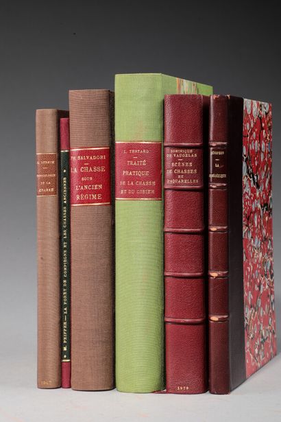 [GENERAL]. 6 books in-8 in half leather (2)...
