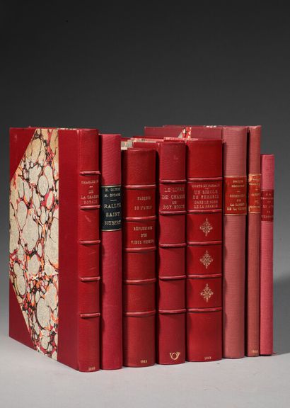 [VENERATION]. 8 books in-8 and in-12 in half...