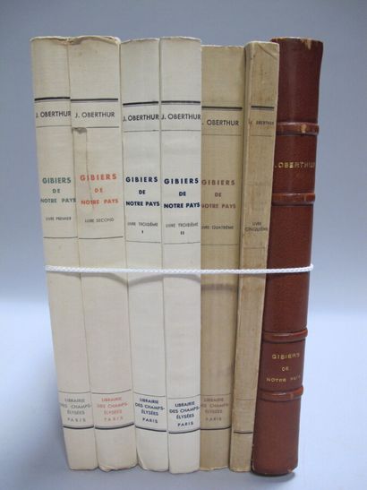 Joseph OBERTHÜR. Game of our country. Natural...