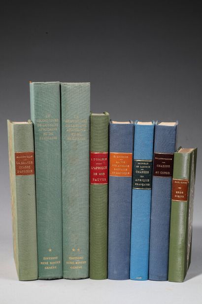 GEOGRAPHY - AFRICA]. 7 works in 8 volumes...