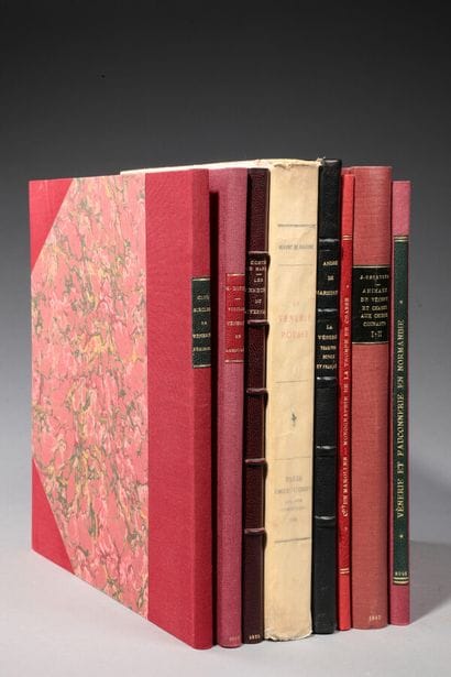[VENERATION]. 8 books in-4 in half leather...