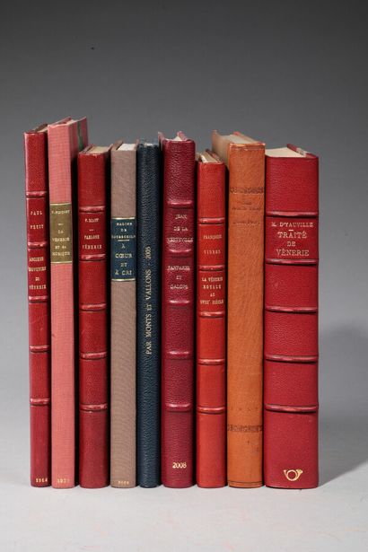 [VENERATION]. 9 large books in-8 in half...