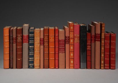 GENERAL]. 21 works in 22 volumes in-8 and...