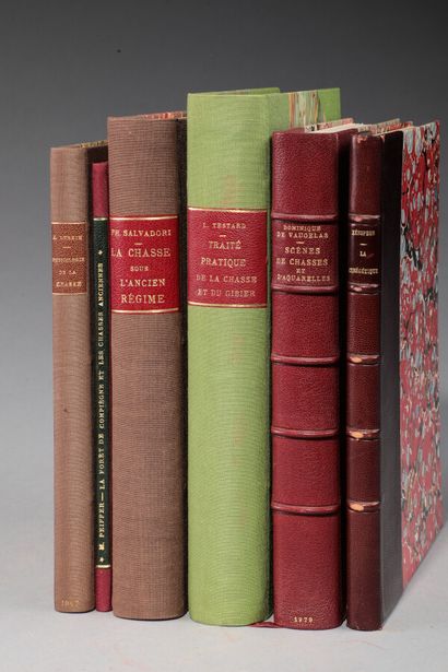 [GENERAL]. 6 books in-8 in half leather (2)...